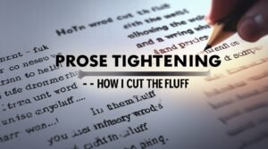 Prose Tightening - How I Cut the Fluff